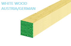 WHITEWOOD 3 x 3 x 13FT.